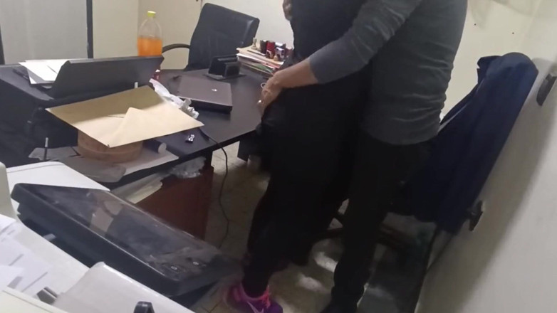 BBW LATINA: Hardcore seks w biurze z napalonym szefem część 2