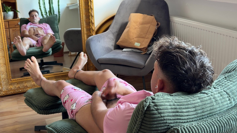 Twinkboy82: Cute Pajamas, Naughty Mood - German Twink Wanks &amp; Cums