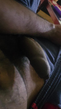 Dick in Living Room