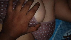 Catchybusty: Silent Lover Checking Out His Chubby Bhabhiji