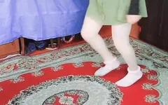 Green Sexy Mini House Dress Shemale Big Butt Sissy Big Ass Tranny Booty Crossdresser