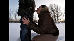 Hera Harding: Blowjob in the snow