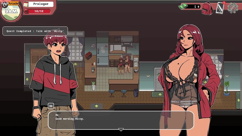 LewdArcade: Permainan lucah lucah susu spooky [bahagian 01] permainan seks bogel [18+] permainan dewasa