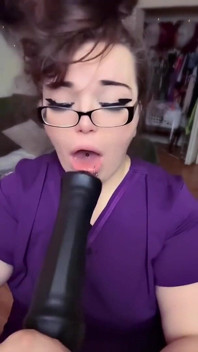 Nurse Empties Monster Cock Blockage