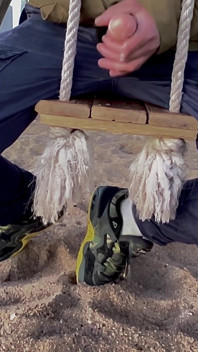Massives on a Beach Swing.
