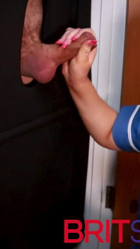 Estudante enfermeira faz terapia gloryhole