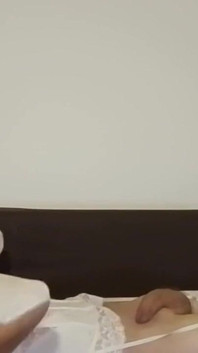 I Lars Damberger Masturbating and Stiff Cum Covered Bikini Panty in My Mouth