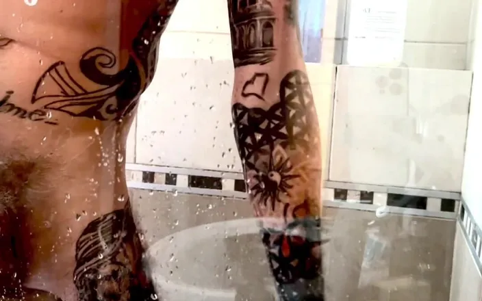 Bzik23: Shower Time in Bedroom Which Window and Jerking