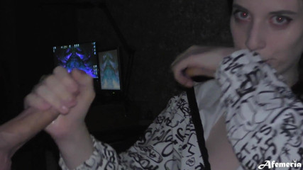 Afemeria: Hard face fucking with girlfriend and swallowed all cum