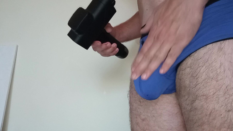 White Ukrainian Dick: Wytrysk z spermą bez dotykania penisa rękami!