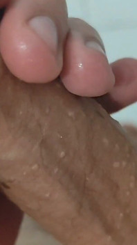 Big Poisonous Cock Exploding with Lust Before Showering.