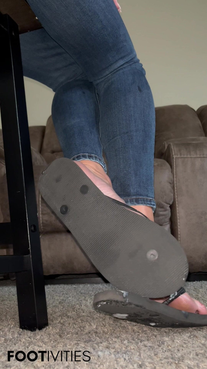 footivities: 常春藤脚的第一人称视角 翻转油腻的脚