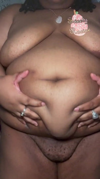 비밀 보지 쾌락: SSBBW 부드럽게 사정