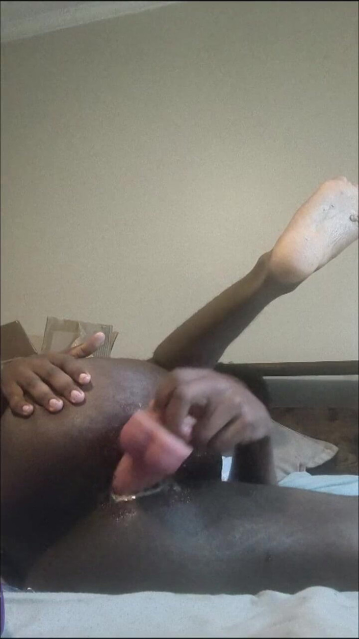 DaBlackFemboy: Roztahování Bussy Creaming a Prdění