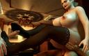 Wraith ward: Hot Cougar Is Balancing on a Dick While She Gives...