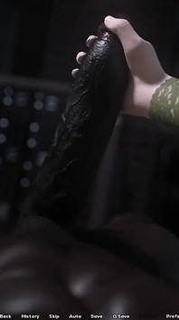 Tante seksi toket besar lagi asik ngentot dan ngentot kontol raksasa pria kulit hitam- gameplay