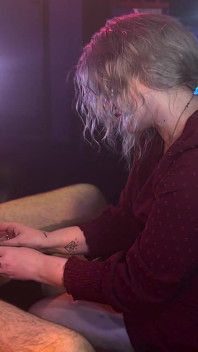Erotic Handjob From Stepmom