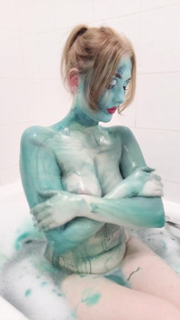 コスプレ サリー ボディペイント お風呂 おっぱいプレイ