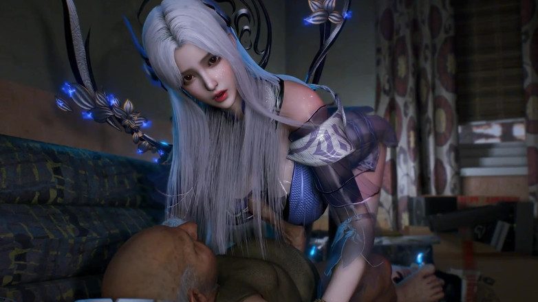 Why fuck so hard: 3D Big Boobs Super Cute Cosplay Model Cheating with Short...