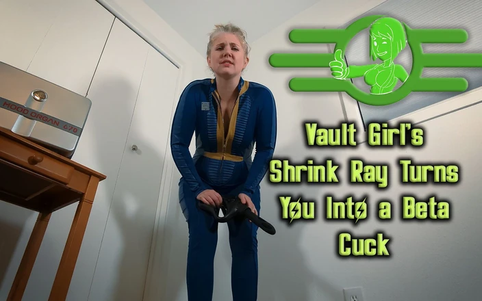 Housewife Ginger: 金库女孩的收缩光线把你变成她的beta cuck