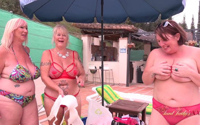 Aunt Judy's XXX: CiociaJudysXXX - cycata dojrzałe lesbijki MILFs Melody, Randy i Jojo Get...