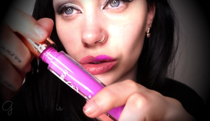 Goddess Misha Goldy: Purple JOI! Worship, wank and cum!