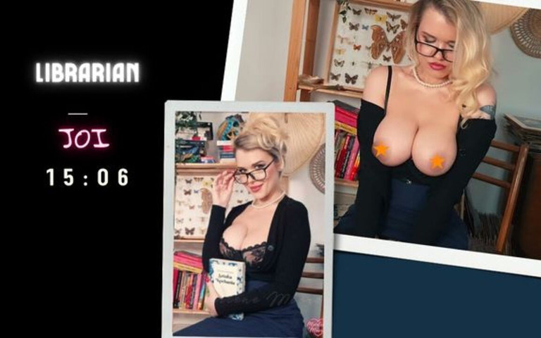 Librarian JOI. Double Cumshots, Tasks, Instructions (Marlene Moore)