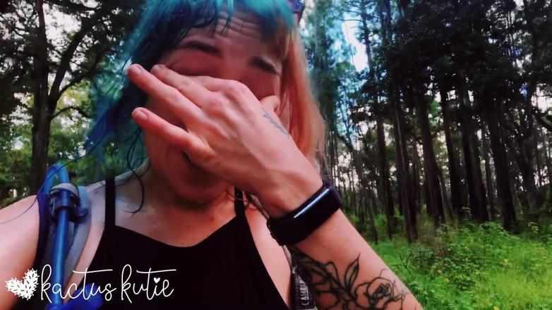 kactus kutie: Schwitzende eimer auf meiner wanderung