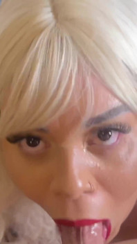 SSBBW angel țâțe robie și spermă în gură