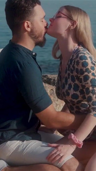 Risking It All on Empty Beach - Real Amateur Couple Squirt