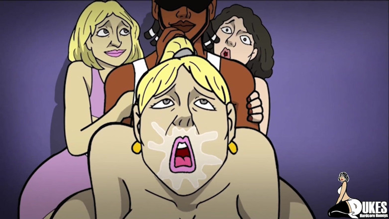 Dukes Hardcore Honeys: Milf booty gets pounded by BBC and dildo