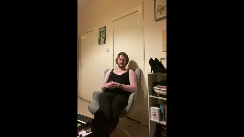 Ava Maxwell: Ava Maxwell, pantalon de sueur, coaching masturbatoire