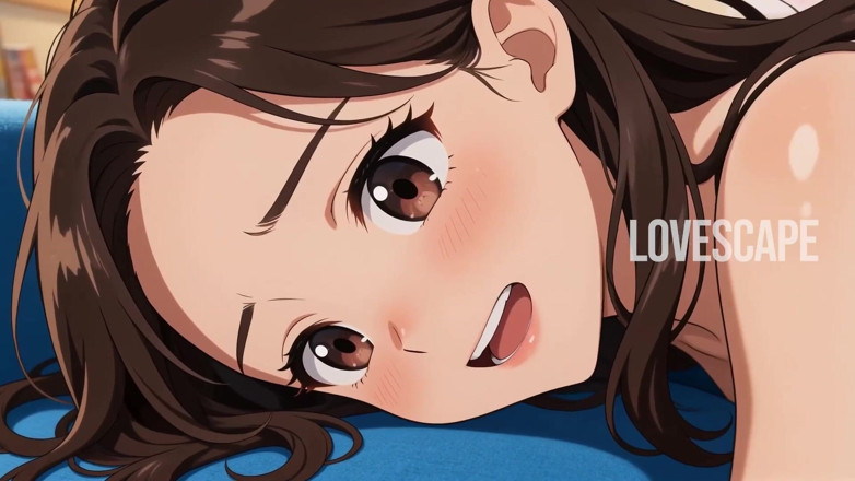 Lovescape: Hentai 2 băieți 1 sex în trei sălbatic cu fată (ai)