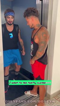 I Discover This Latin Boy in the Elevatormy Big Cock Fucks Him