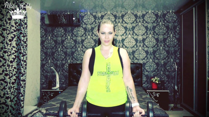 Goddess Misha Goldy: Pokonanie mojego wyzwania podnoszenia ciężarów! Ponad 80 powtórzeń dla bicepsa