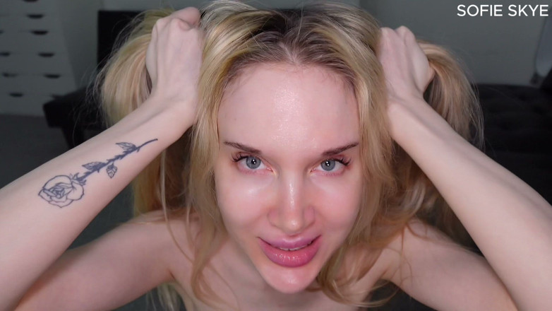 Sofie Skye: I Love Bukkake - Face Fetish Bukkake Begging - Sofie Skye