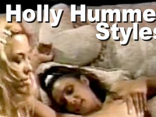 Edge Interactive Publishing: Holly Hummer &amp;Stilar lesbo slickar dildo