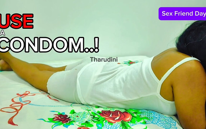 Tharumini_Official: How to Use a Condom Sri Lankan Couple Sex Homemade...