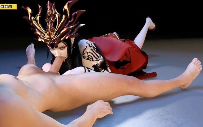 Soi Hentai: Medusa Queen garganta profunda - Hentai 3D Sem censura (v 107)