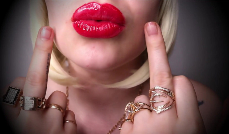 Goddess Misha Goldy: My Middle fingers and humiliations do not knock an erection...