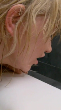 Amazing lesbians having fun in bathtub