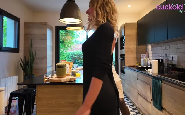 Joss for Cuckold wish: Double Blowjob and Squirt for My Wife Lou Joly