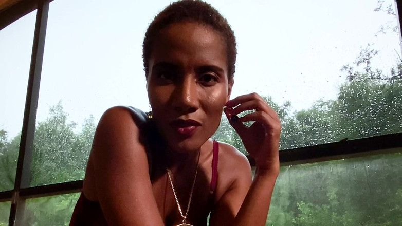 FilthyFemdom: Deszczowy dzień JOI wyposażony w ustawienie jet jasmine