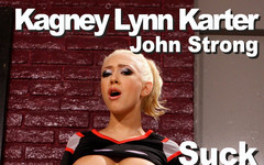 Edge Interactive Publishing: Kagney Lynn Karter a John Strong kouří, šukají, stříkají na obličej