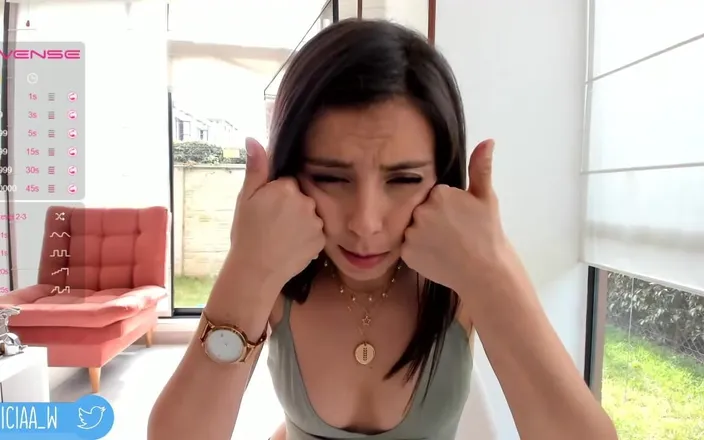 Cute Alice: Sexy Colombian Model with a Slim Body Tries to Impress...