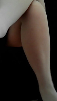 Mijn sec tikt sexy zwarte hakken in panty 1