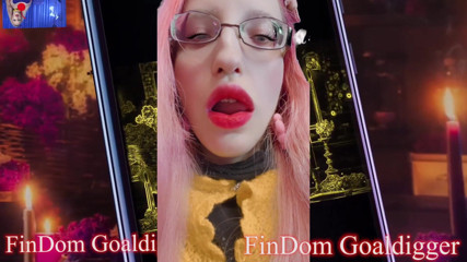 FinDom Goaldigger: Trasformazione di masturbazione per grandi labbra rosse