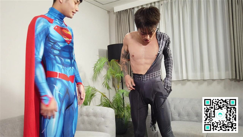 Mochi Boys: Superman x Spiderman kostuum rollenspel