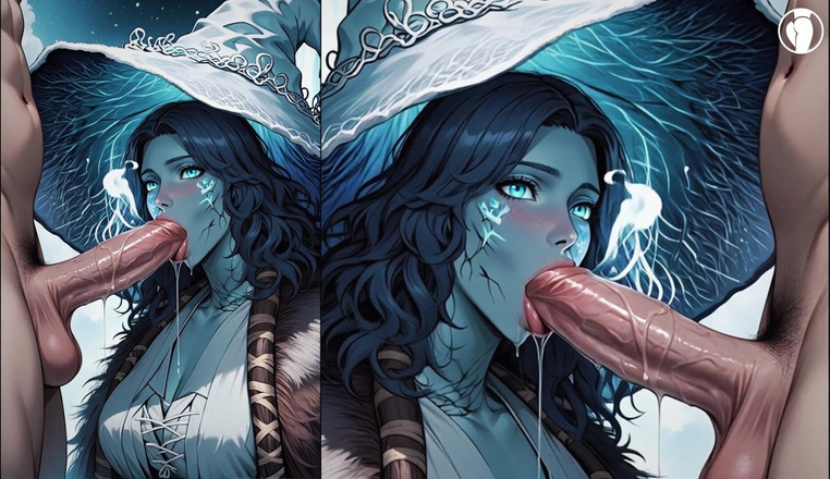Numb TS: Ai Gera Ranni Femboy Dengan Penis Kecil Memberikan Blowjob