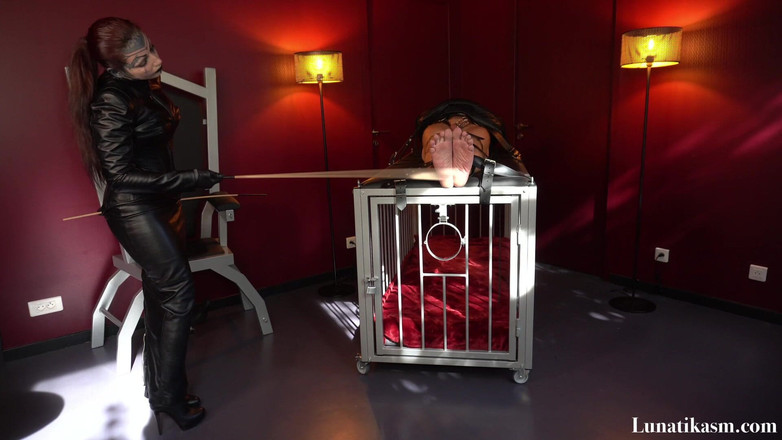 Mistress Lunatika: Bastinado in pelle rigorosa - padrona Lunatika